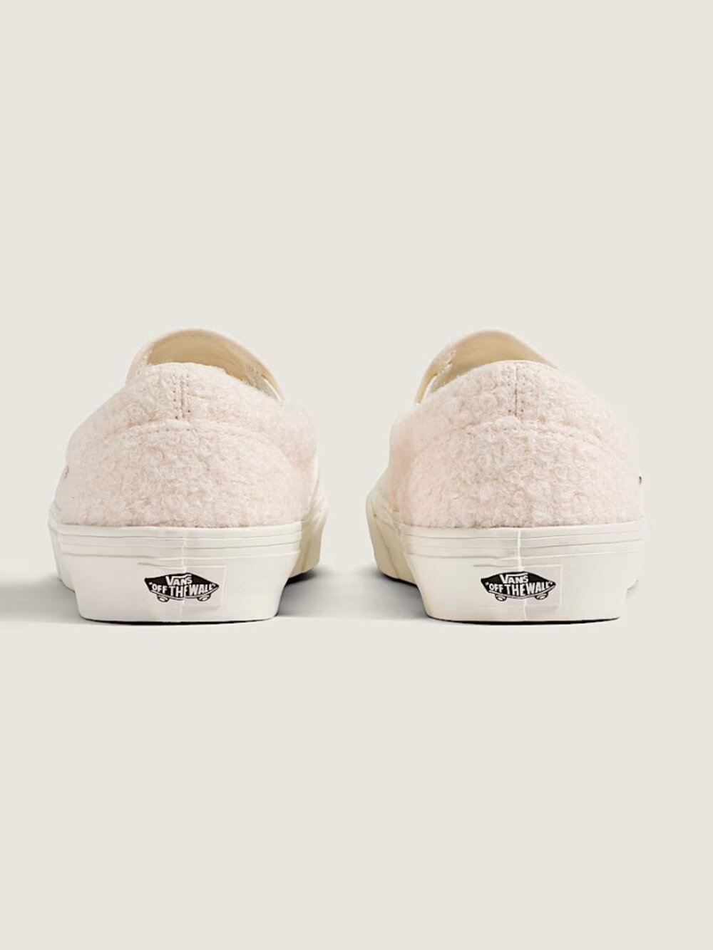 Vans Slip-On File Fleece Sneakers Skate Shoes Sherpa White VN000EACCJ7 US 13 - Picture 14 of 14